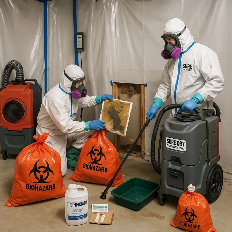 Contaminated Water Handling Protocols process in Huntersville, NC