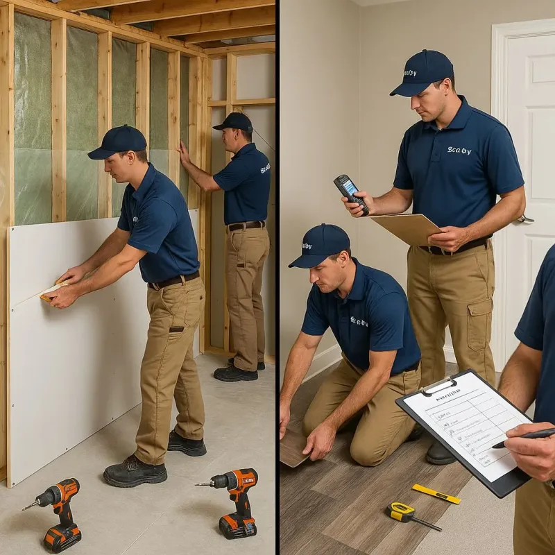 Repairs and Reconstruction process in Huntersville, NC