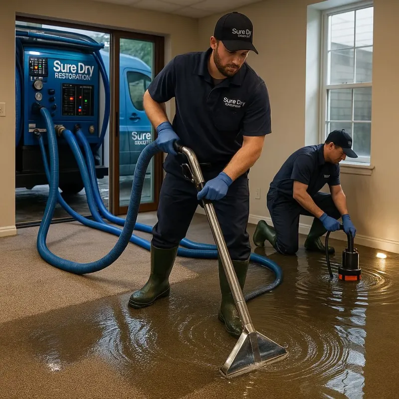 Water Extraction and Removal process in Huntersville, NC